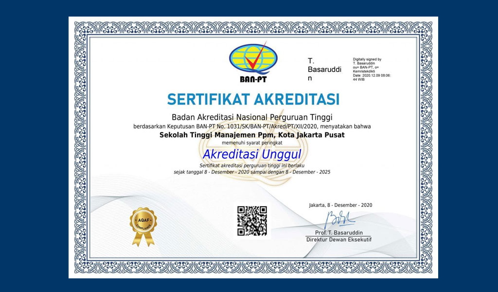 PPM School of Management Meraih Akreditasi Unggul